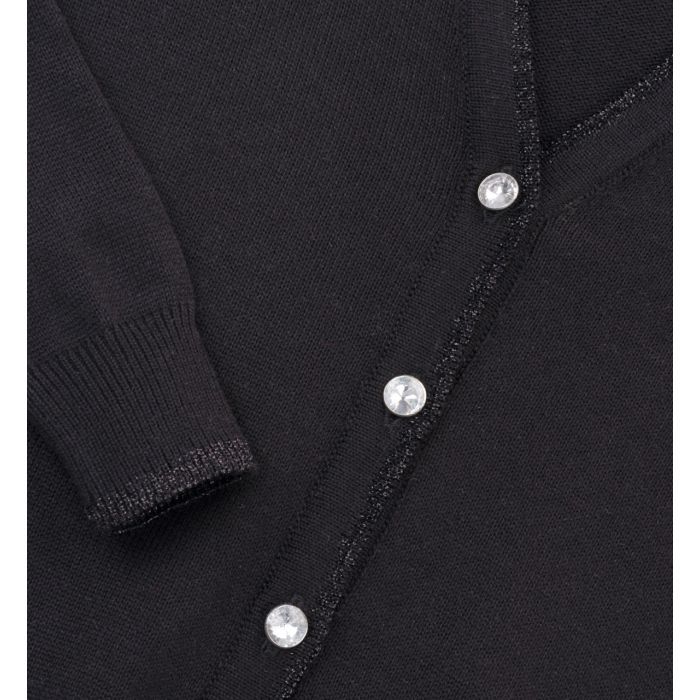 Кофта дитяча Breeze в'язана на гудзиками (V-1306-146G-black) зображення 4