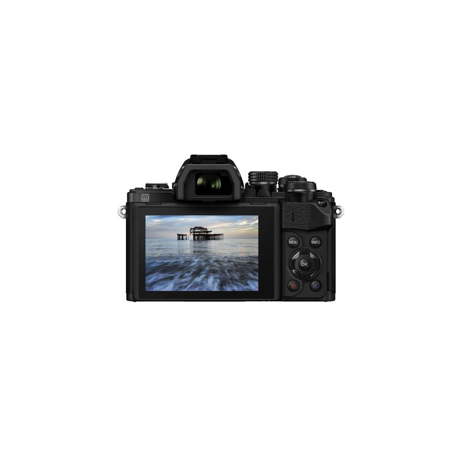 Цифровой фотоаппарат Olympus E-M10 mark II 14-150 II Kit black/black (V207054BE000) изображение 3
