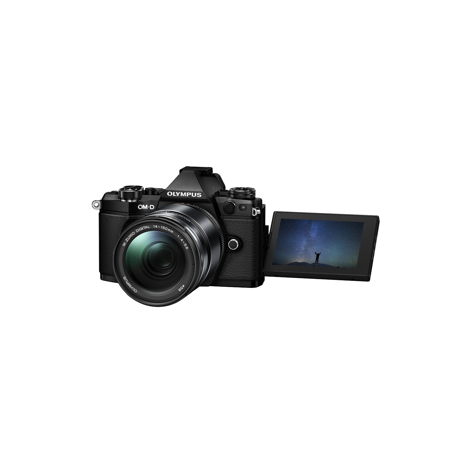 Цифровой фотоаппарат Olympus E-M10 mark II 14-150 II Kit black/black (V207054BE000) изображение 5