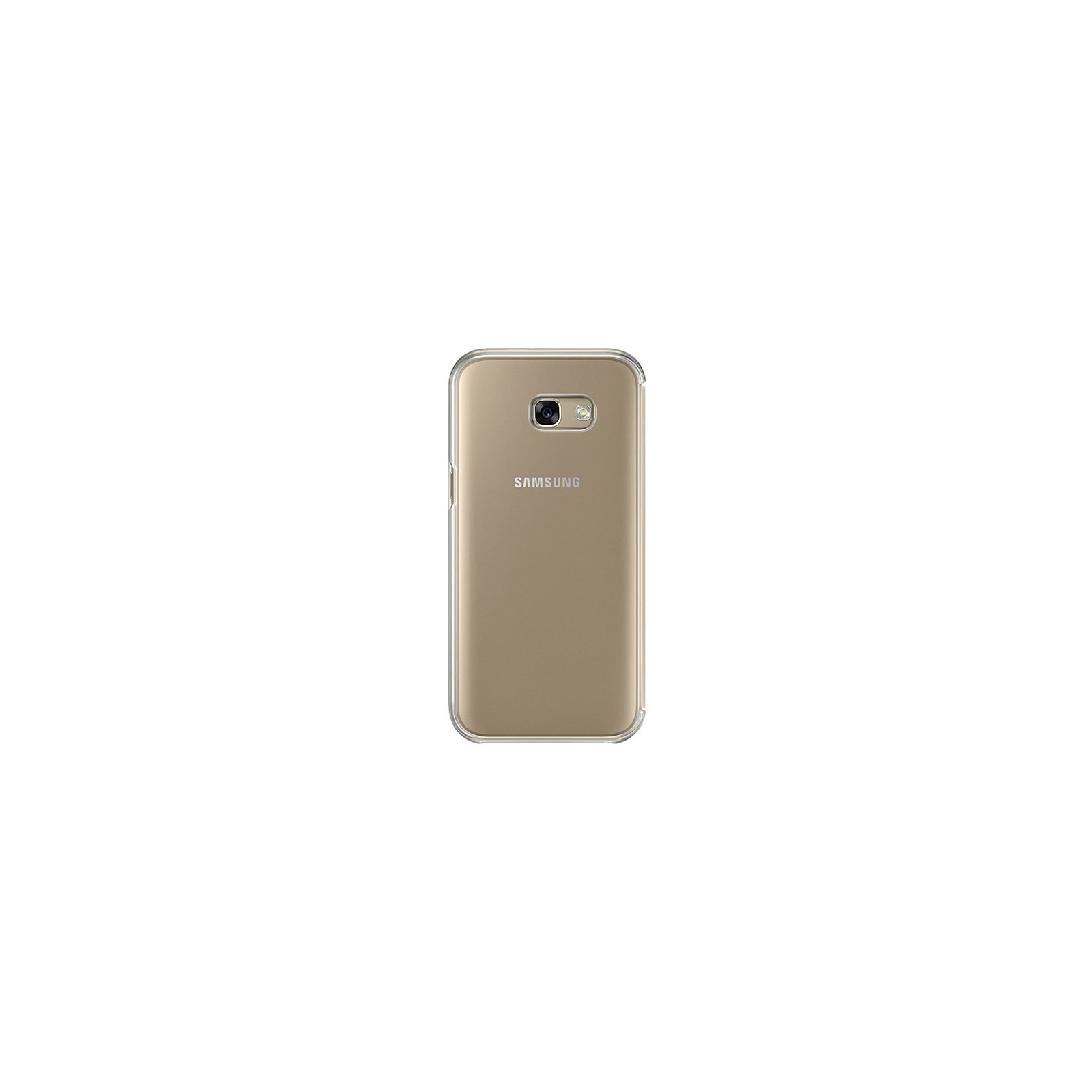 Чехол для мобильного телефона Samsung для A520 - Clear View Cover (Gold) (EF-ZA520CFEGRU) изображение 2