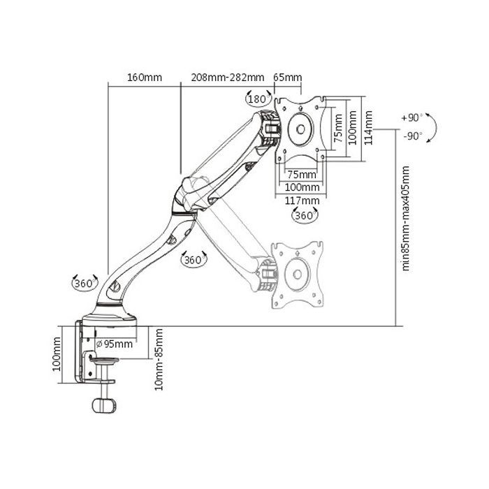 Кронштейн ITech MBSG-02F зображення 4
