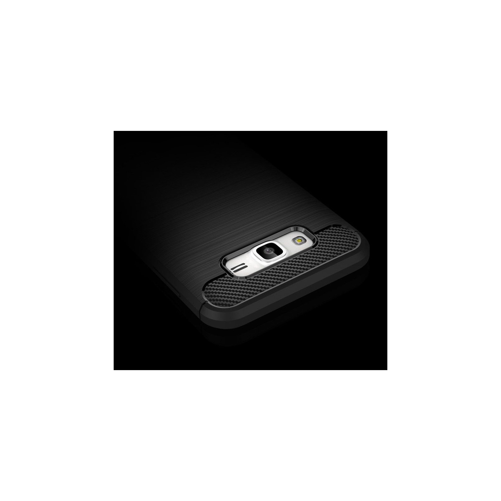 Чехол для мобильного телефона для SAMSUNG Galaxy J7 2016 Carbon Fiber (Black) Laudtec (LT-J72016B) изображение 5