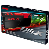 Модуль памяти для компьютера DDR4 16GB (2x8GB) 2400 MHz EVO X Black RGB LED Geil (GEXB416GB2400C16DC) изображение 2