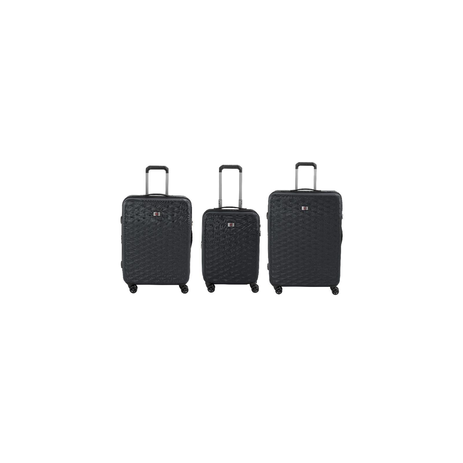 Набор чемоданов Wenger Lumen, (20"+24"+28"), 4 колеса (чёрный) (604333)