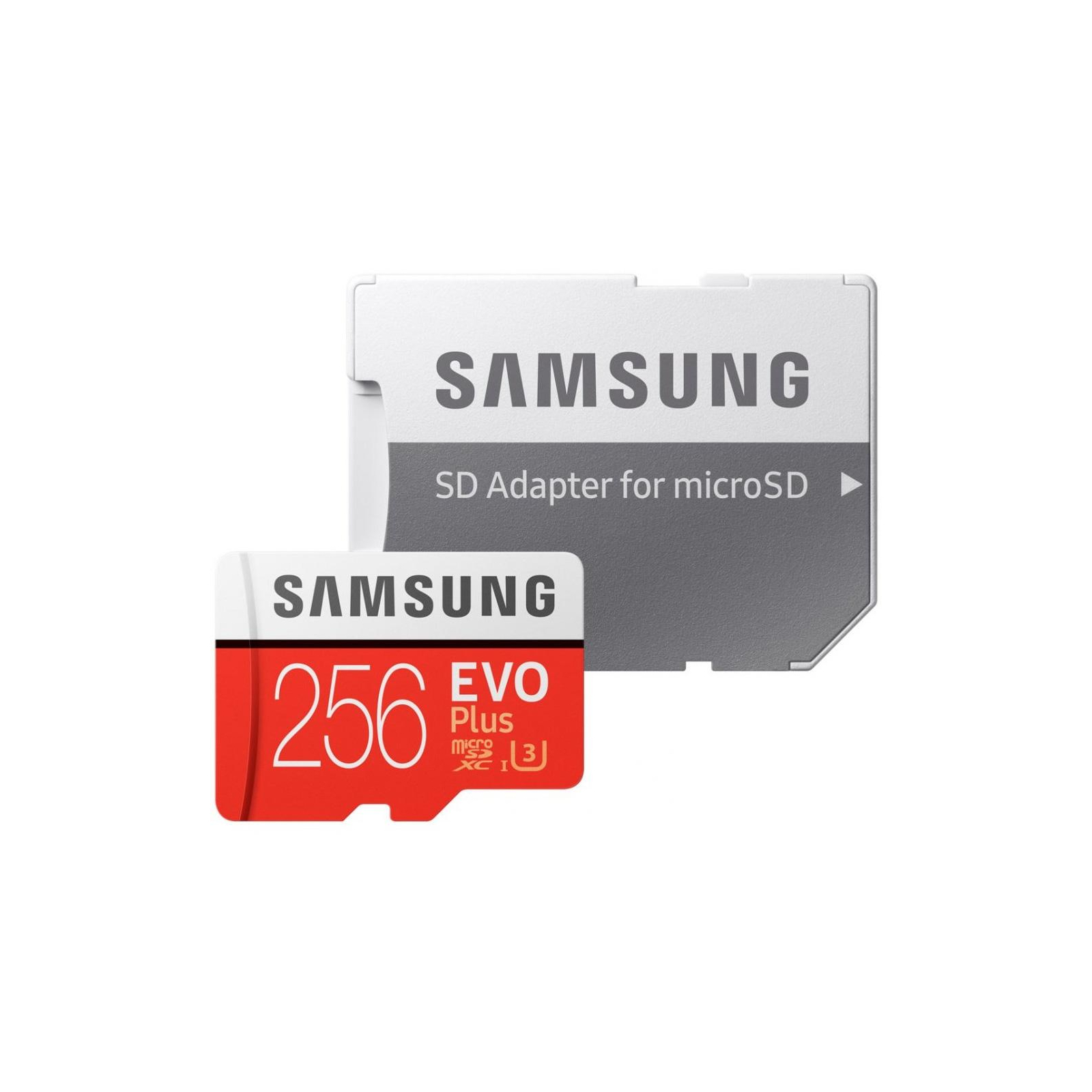 Карта пам'яті Samsung 256GB microSDXC class 10 UHS-I U3 Evo Plus (MB-MC256GA/RU)