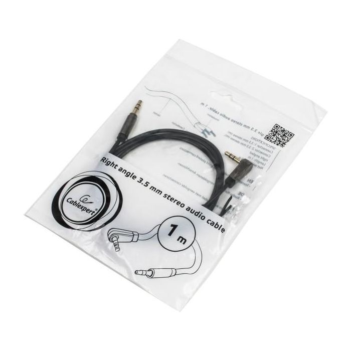 Кабель мультимедийный Jack 3.5mm male/Jack 3.5mm male 1.0m Cablexpert (CCAP-444L-1M) изображение 4