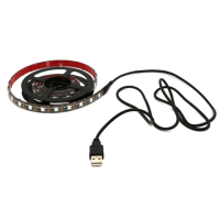Светодиодная лента USB Светодиодная лента RGB 0.5м+0.5м с пультом ColorWay (CW-LSRGB0505-R-003)