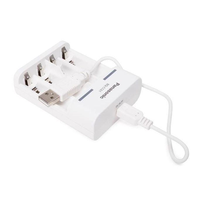 Зарядное устройство для аккумуляторов Panasonic Basic USB Charger (BQ-CC61USB) изображение 5