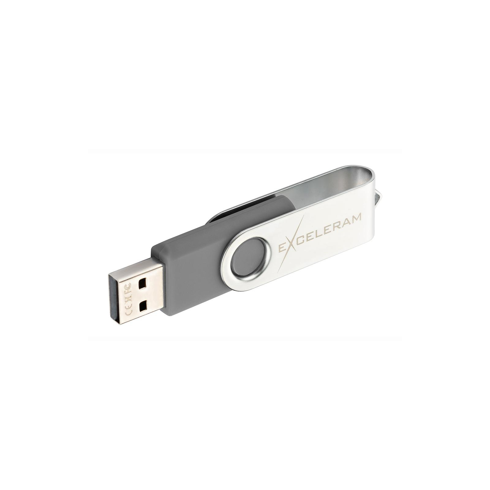 USB флеш накопитель eXceleram 16GB P1 Series Silver/Black USB 2.0 (EXP1U2SIB16) изображение 5