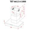 Витяжка кухонна Perfelli TET 6612 A 1000 W LED зображення 10