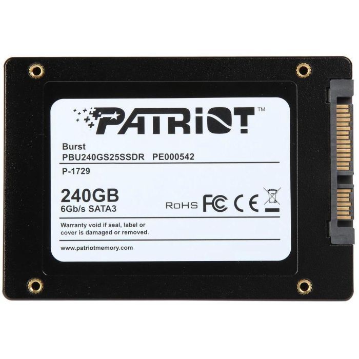 Накопичувач SSD 2.5" 240GB Patriot (PBU240GS25SSDR) зображення 5