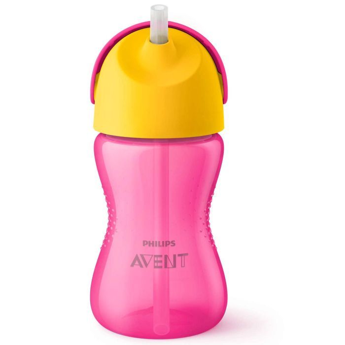 Поїльник-непроливайка Philips AVENT з трубочкою 300 мл 12 міс+, рожевий (SCF798/02) зображення 2