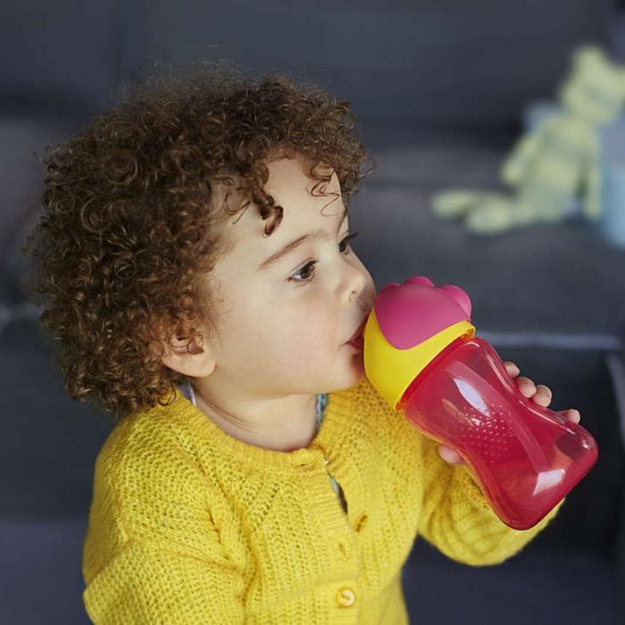Поїльник-непроливайка Philips AVENT з трубочкою 300 мл 12 міс+, рожевий (SCF798/02) зображення 3