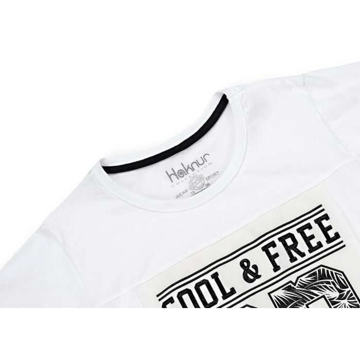 Футболка дитяча Haknur "COOL & FREE" (6547-140B-white) зображення 3