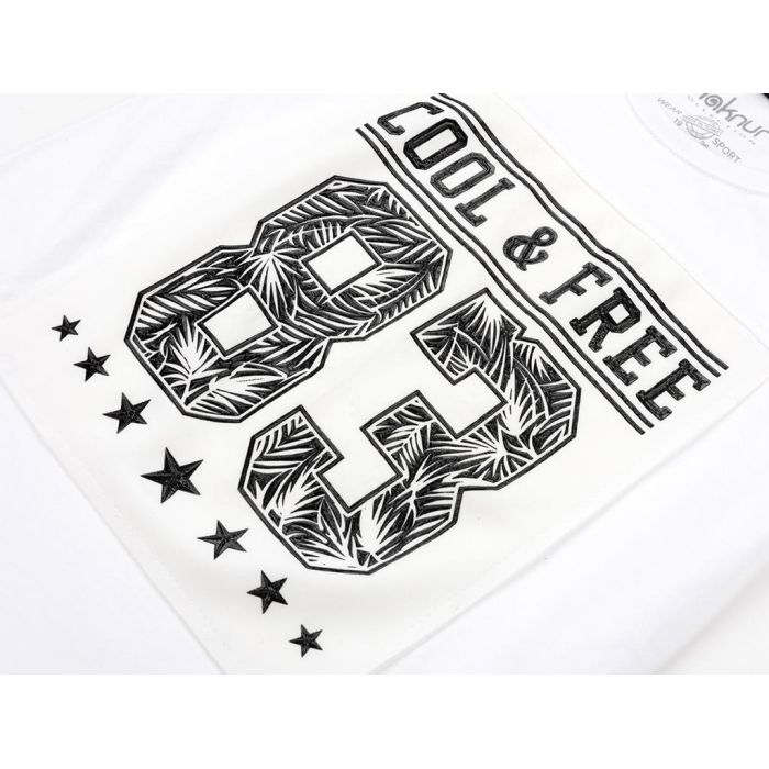 Футболка дитяча Haknur "COOL & FREE" (6547-140B-white) зображення 4