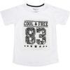 Футболка дитяча Haknur "COOL & FREE" (6547-134B-white)