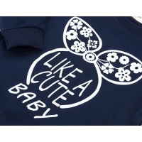 Кофта детская Breeze "Like a cute baby" (11209-98G-blue) изображение 4