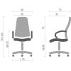 Офисное кресло Аклас Валенсия Soft CH MB Белое (07392) изображение 6