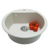 Мойка кухонная Perfelli SONNO RGS 105-51 LIGHT BEIGE изображение 3