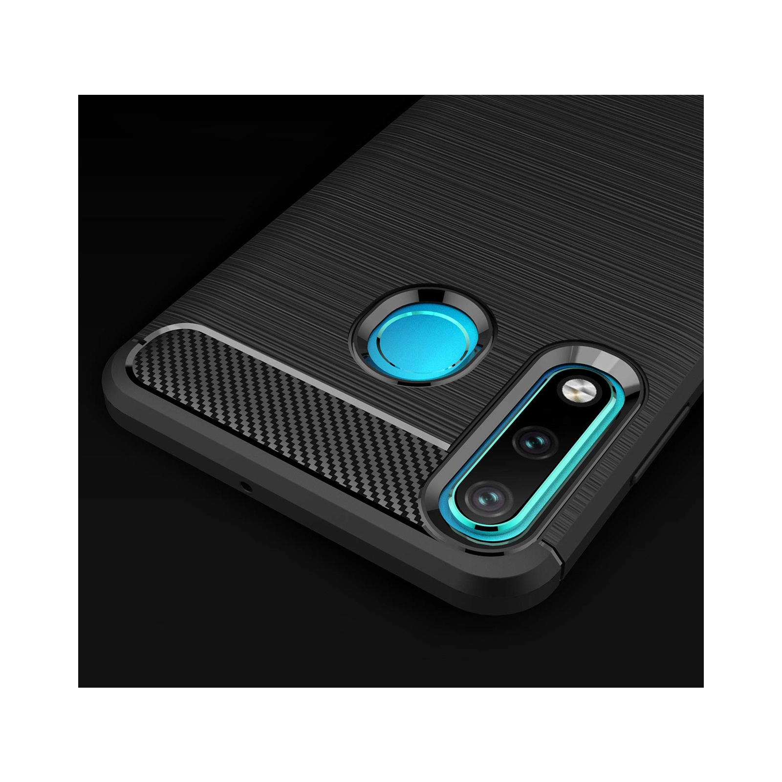 Чехол для мобильного телефона Laudtec для Huawei P30 Lite Carbon Fiber (Black) (LT-P30LB) изображение 8