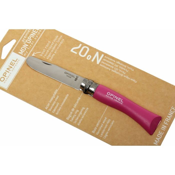 Нож Opinel №7 "My First Opinel" pink (001699) изображение 6