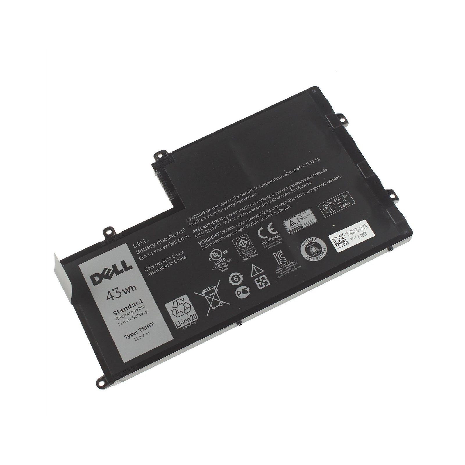 Аккумулятор для ноутбука Dell Inspiron 15-5547 TRHFF, 43Wh (3950mAh), 6cell, 11.1V, Li-ion (A47305)