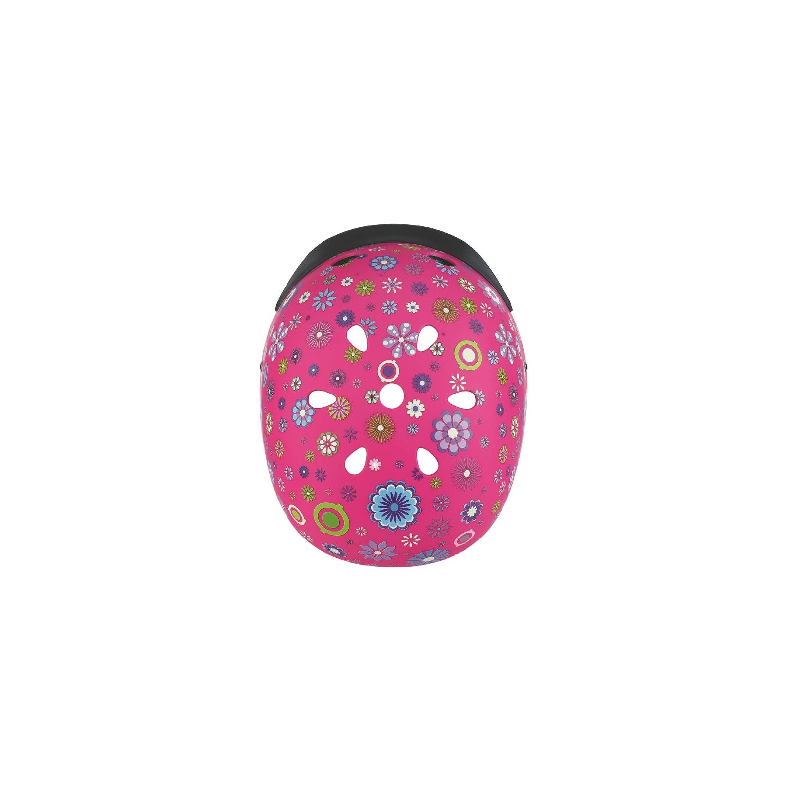 Шлем Globber с фонариком Цветы Розовый 48-53см (XS/S) (507-110) изображение 3