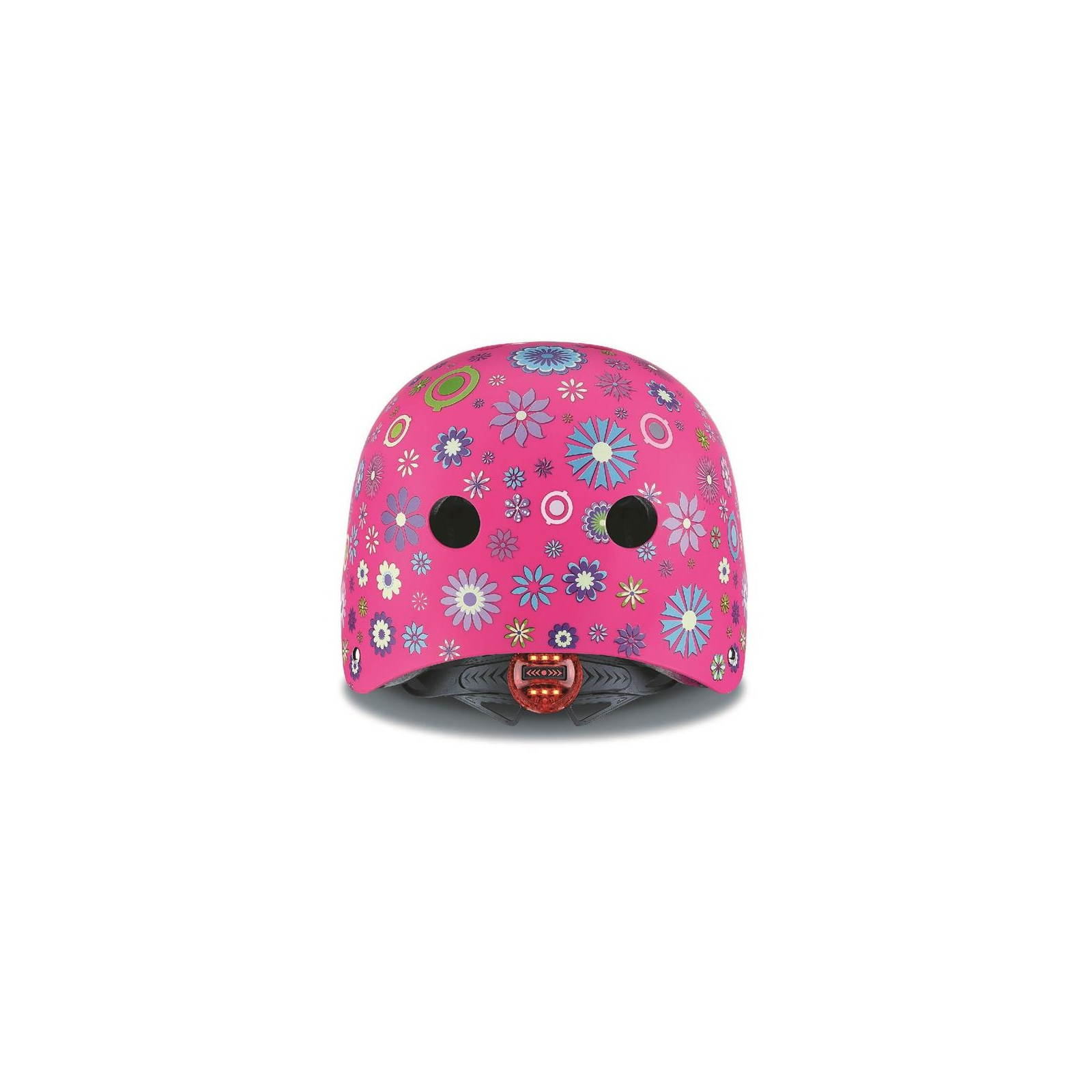 Шлем Globber с фонариком Цветы Розовый 48-53см (XS/S) (507-110) изображение 4