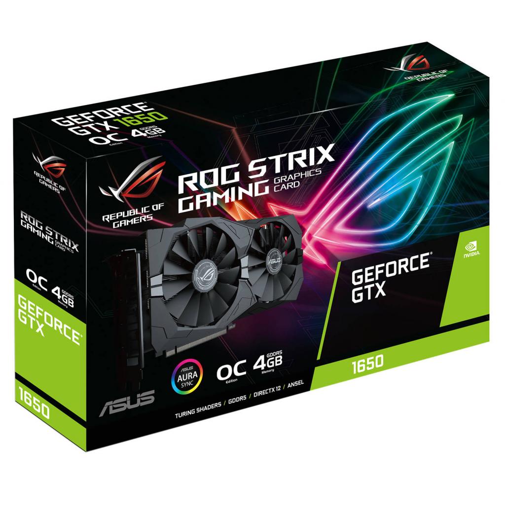 Відеокарта ASUS GeForce GTX1650 4096Mb ROG STRIX OC GAMING (ROG-STRIX-GTX1650-O4G-GAMING) зображення 9