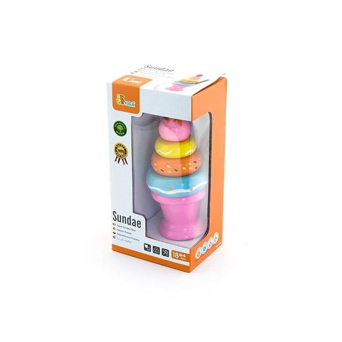 Ігровий набір Viga Toys Морозиво з фруктами. Полуничка (51321) зображення 2