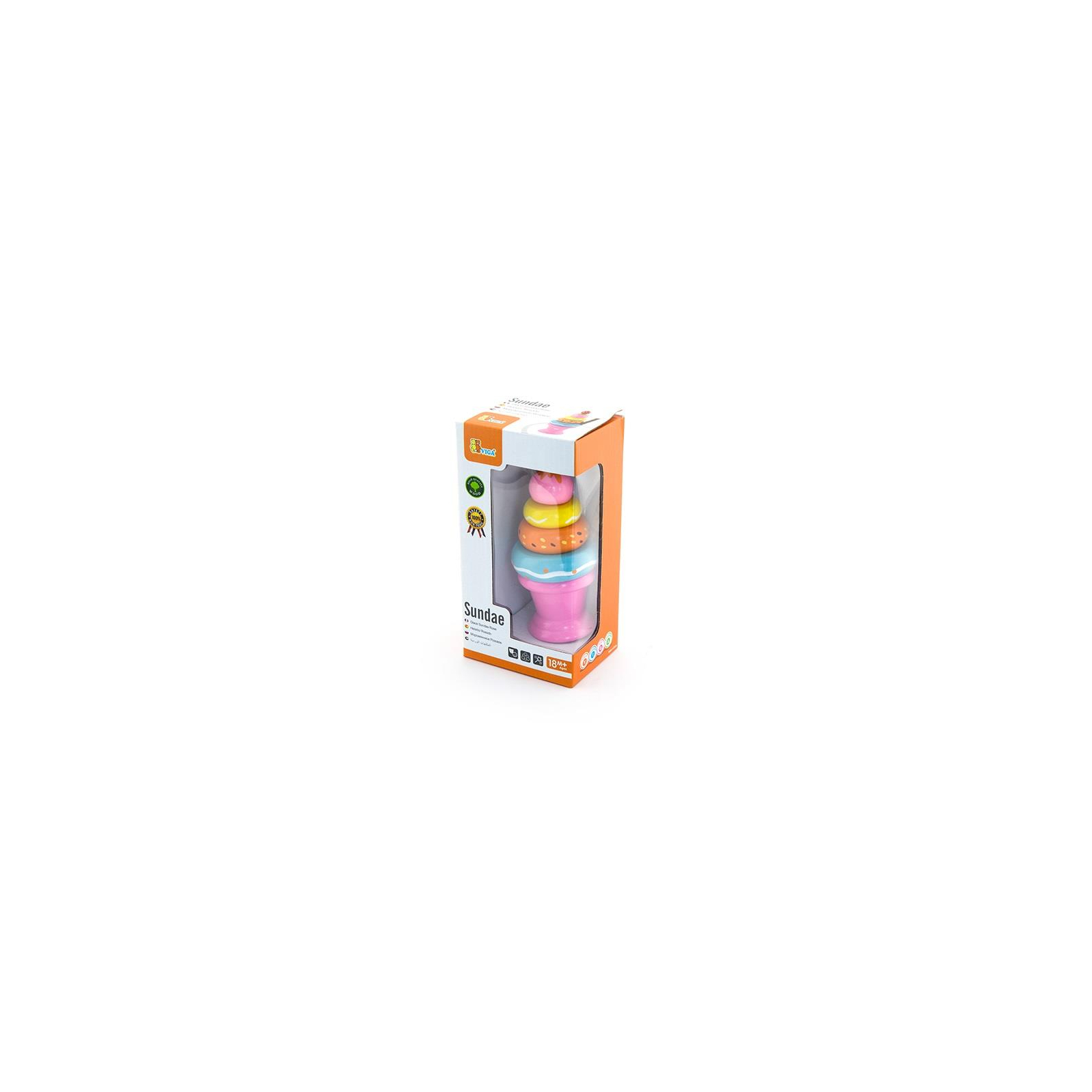 Игровой набор Viga Toys Мороженое с фруктами. Клубничка" (51321) изображение 2