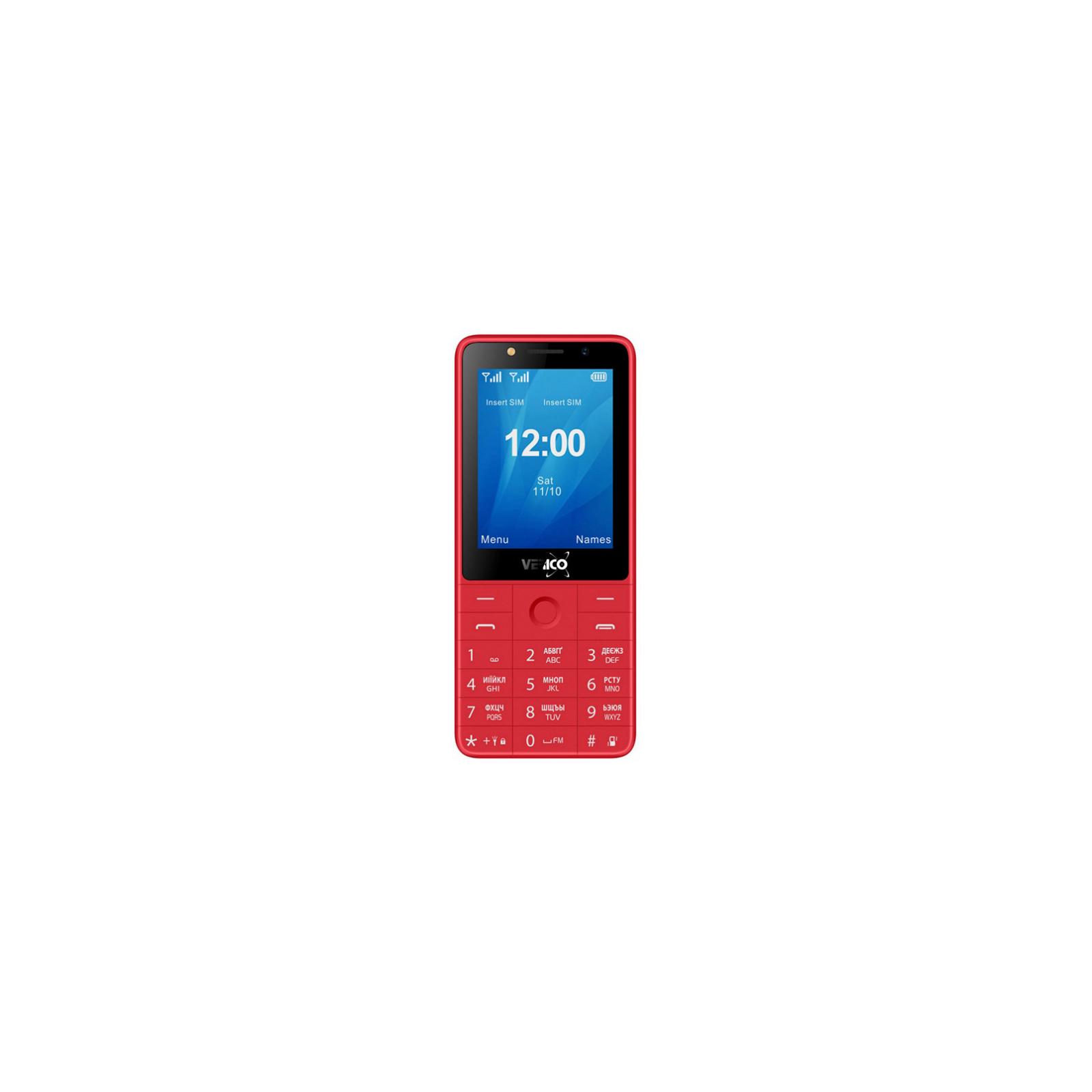 Мобільний телефон Verico Qin S282 Red (4713095606779)