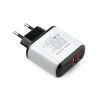 Зарядное устройство Vinga 2 Port QC3.0 Display Wall Charger (VWCQAADW) изображение 2