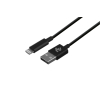 Дата кабель USB 2.0 AM to Lightning 1.0m 2.4A black 2E (2E-CCLAB-BL) изображение 2