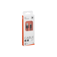 Дата кабель USB 2.0 AM to Lightning 1.0m 2.4A black 2E (2E-CCLAB-BL) изображение 3