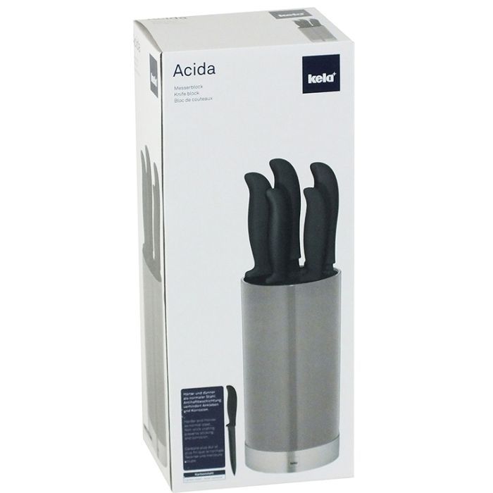 Набор ножей Kela Acida с подставкой 6 предметов Grey (11288) изображение 6