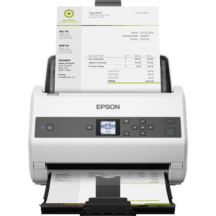 Сканер Epson WorkForce DS-870 (B11B250401) зображення 3