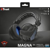 Наушники Trust GXT 393 Magna WL 7.1 Surround Gaming Headset BLACK (22796) изображение 8