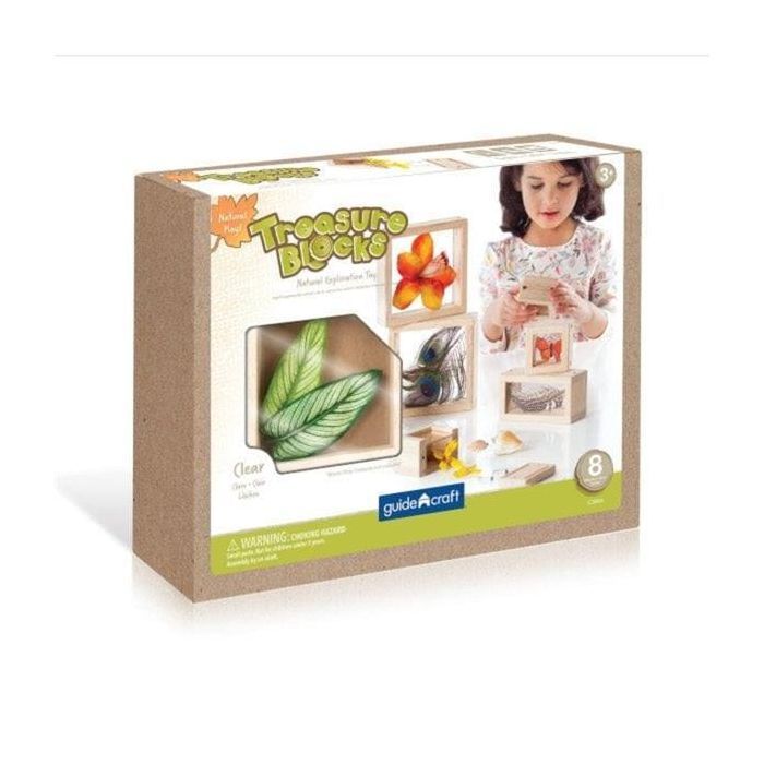 Игровой набор Guidecraft Набор блоков Natural Play Сокровища в ящиках прозрачный (G3084) изображение 11