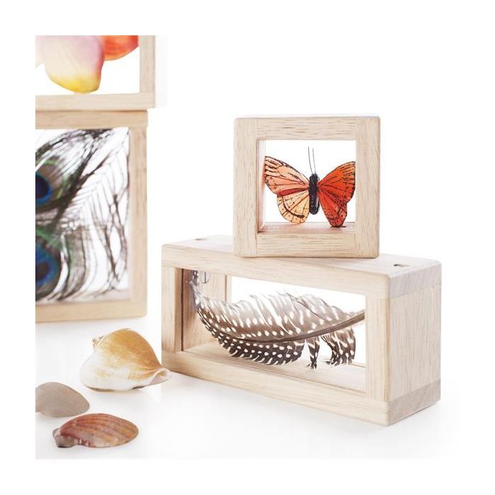 Игровой набор Guidecraft Набор блоков Natural Play Сокровища в ящиках прозрачный (G3084) изображение 7