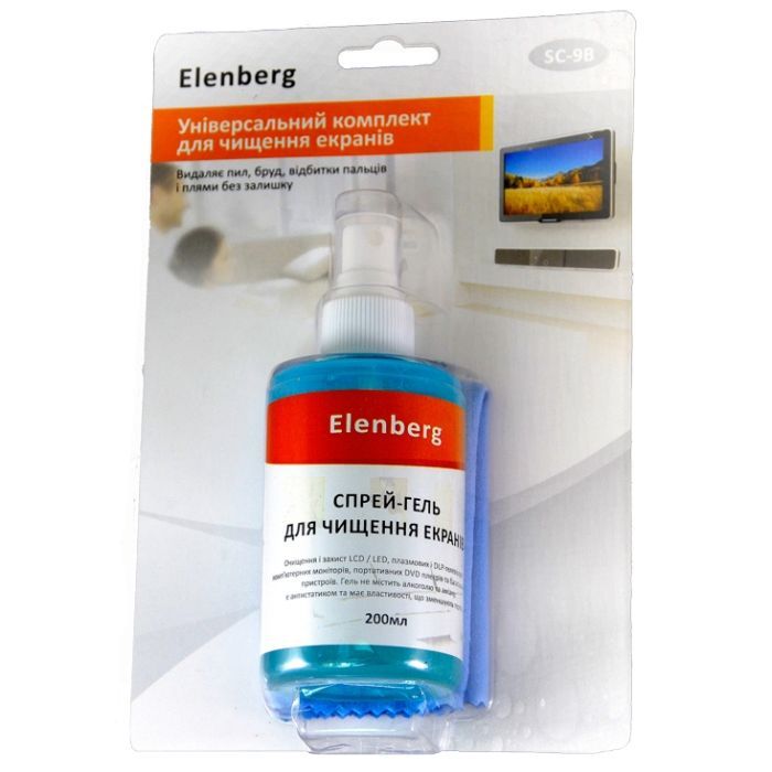 Спрей для очистки Elenberg LCD/LED 200ml (SC-9B)