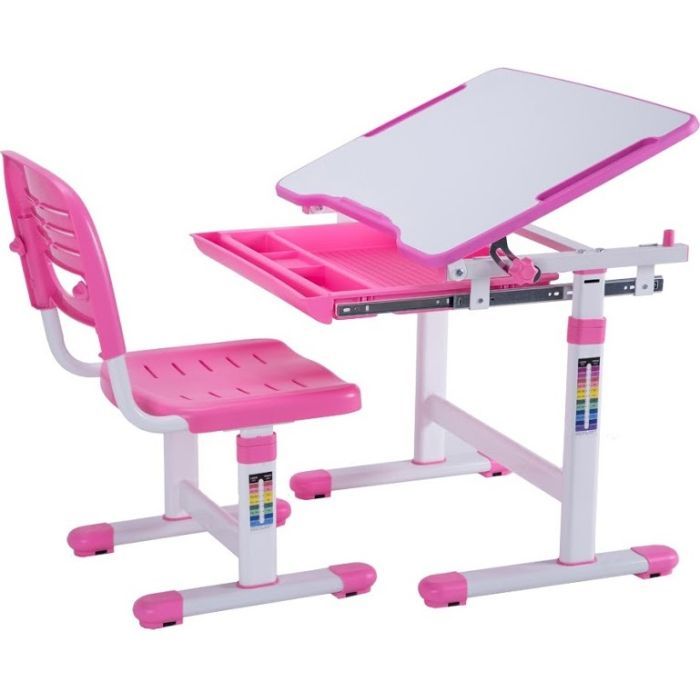 Парта со стулом FunDesk Piccolino Pink (211461) изображение 2