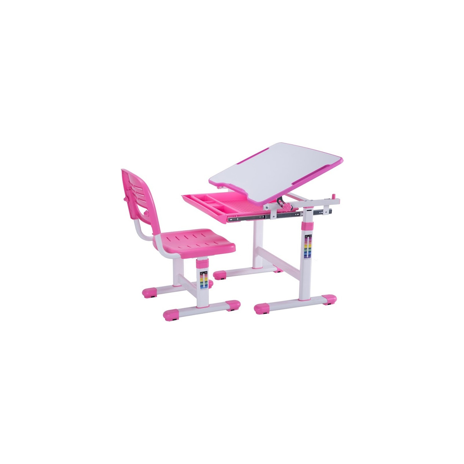 Парта со стулом FunDesk Piccolino Pink (211461) изображение 2