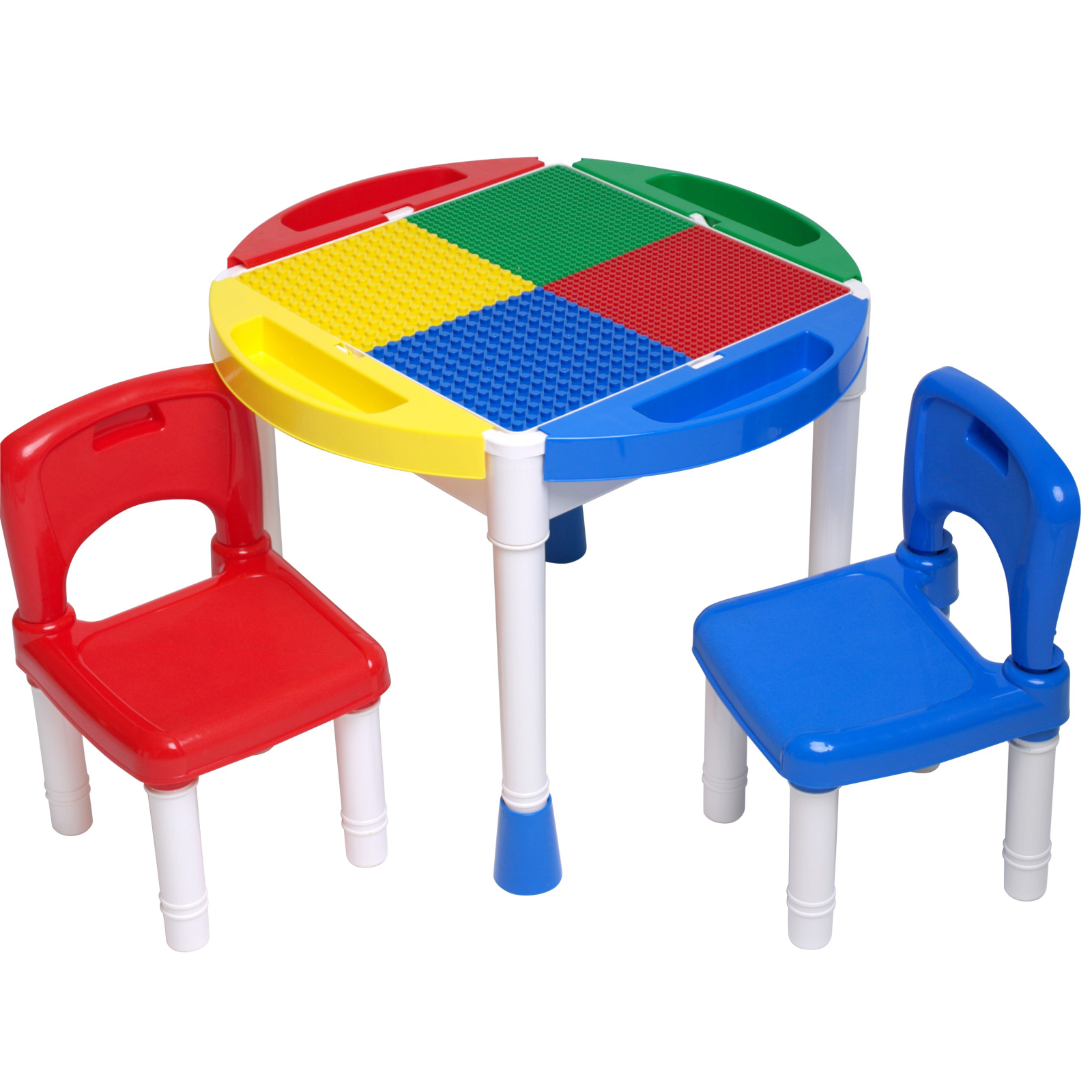 Детский стол Microlab Toys Конструктор Игровой Центр + 2 стула (GT-14) изображение 2