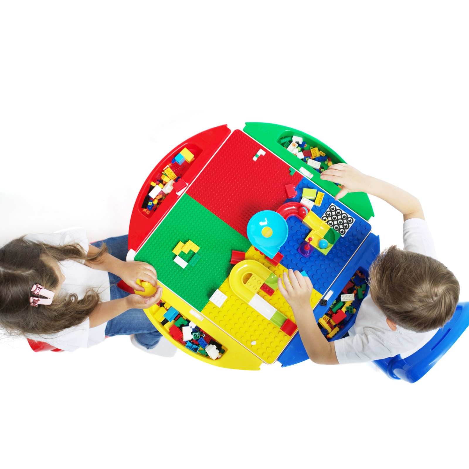 Детский стол Microlab Toys Конструктор Игровой Центр + 2 стула (GT-14) изображение 5