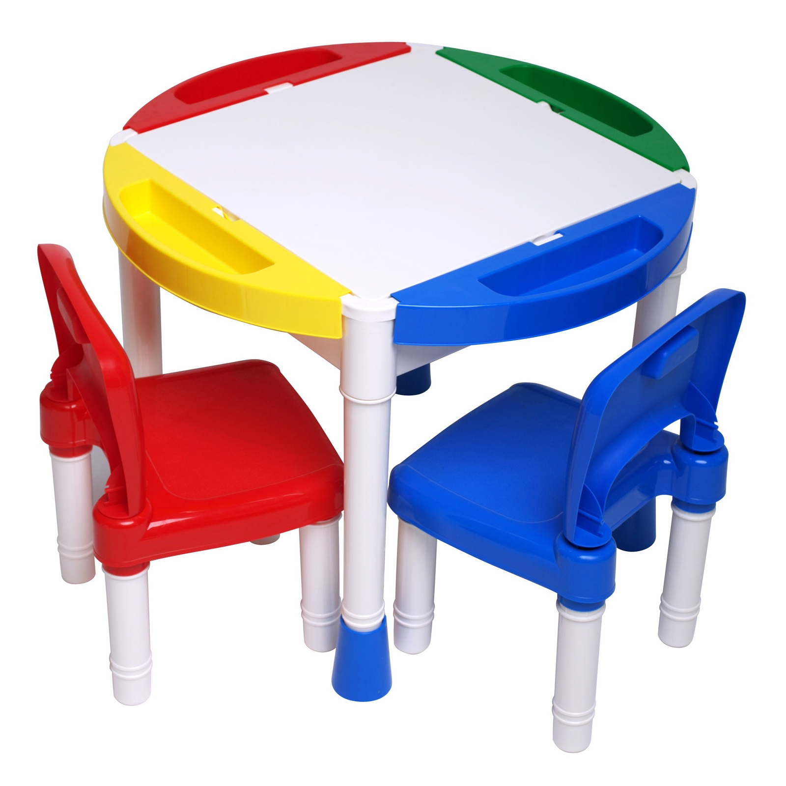 Детский стол Microlab Toys Конструктор Игровой Центр + 2 стула (GT-14)