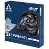 Кулер для корпуса Arctic P12 PWM PST black (ACFAN00120A) изображение 5