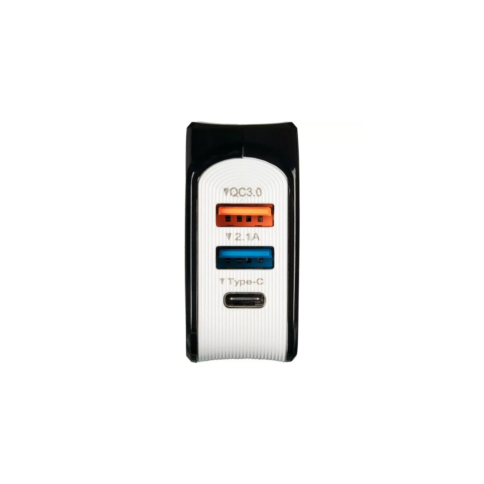 Зарядное устройство Gelius Pro Voltag QC GP-HC07 2USB 2A +Type-C Black/White (00000076359) изображение 2