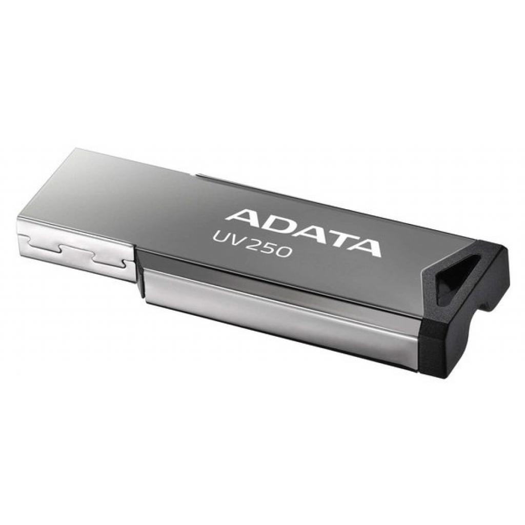 USB флеш накопичувач ADATA 32GB UV250 Metal Black USB 2.0 (AUV250-32G-RBK) зображення 3