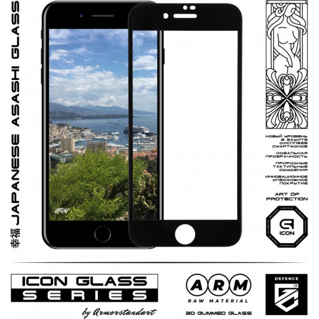 Стекло защитное Armorstandart Icon 3D Apple iPhone 8 Plus/7 Plus Black (ARM55982-GI3D-BK) изображение 2